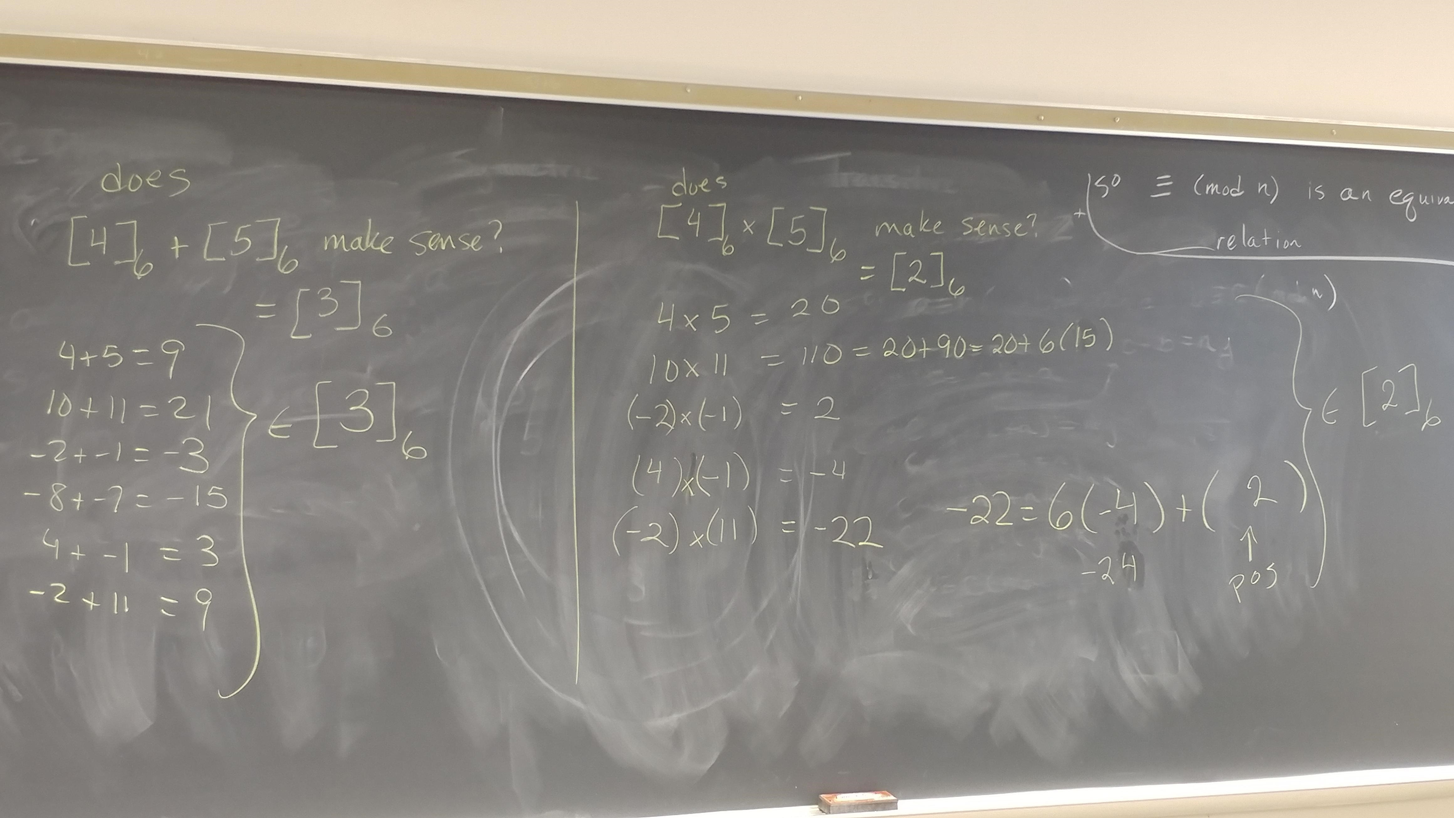 multiplication mod 6