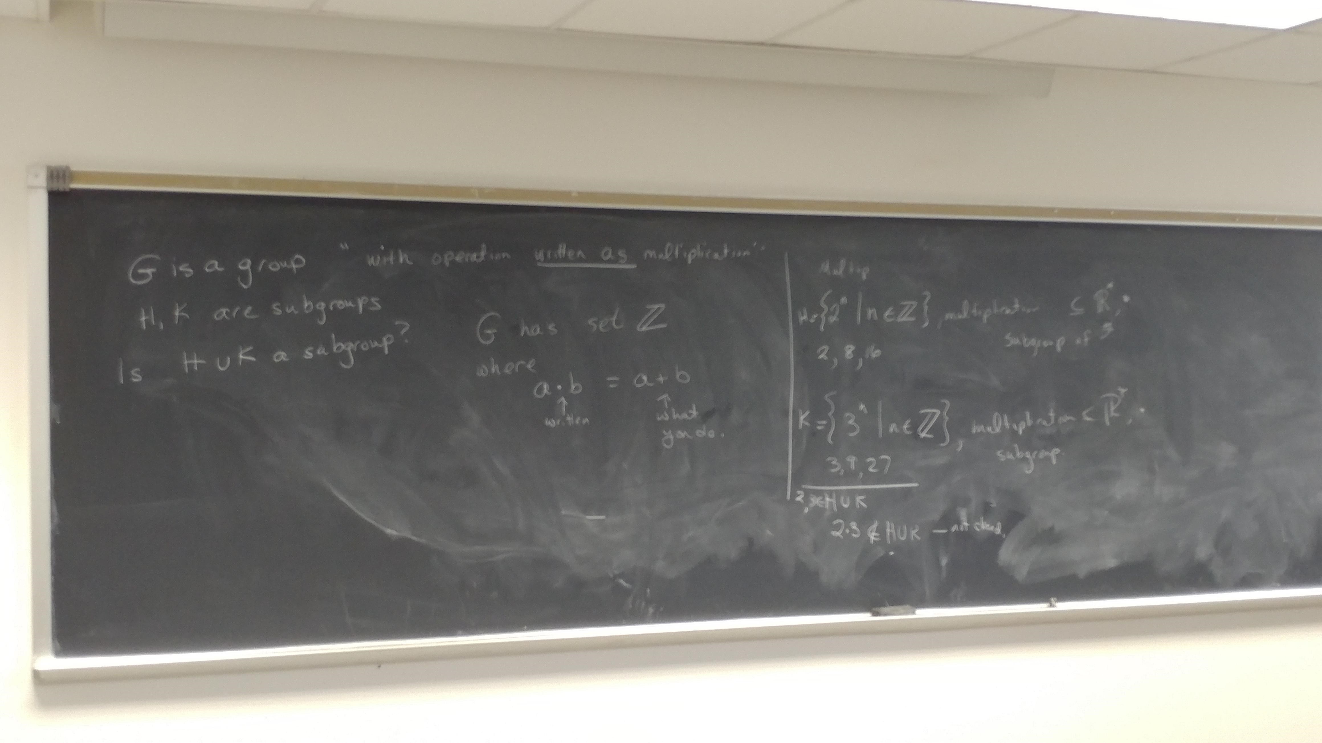 In class notes from problem 9