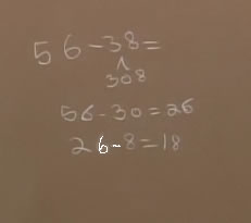 Piecemeal subtraction 2