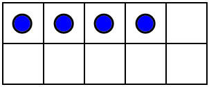 10 frame showing 4