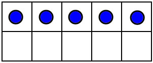 10 frame showing 5